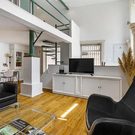 Lägenhet Whome 1-bedroom Loft Perfect To Explore Lisboa